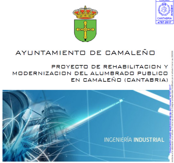 Tecnología LED en el alumbrado del Municipio de Camaleño